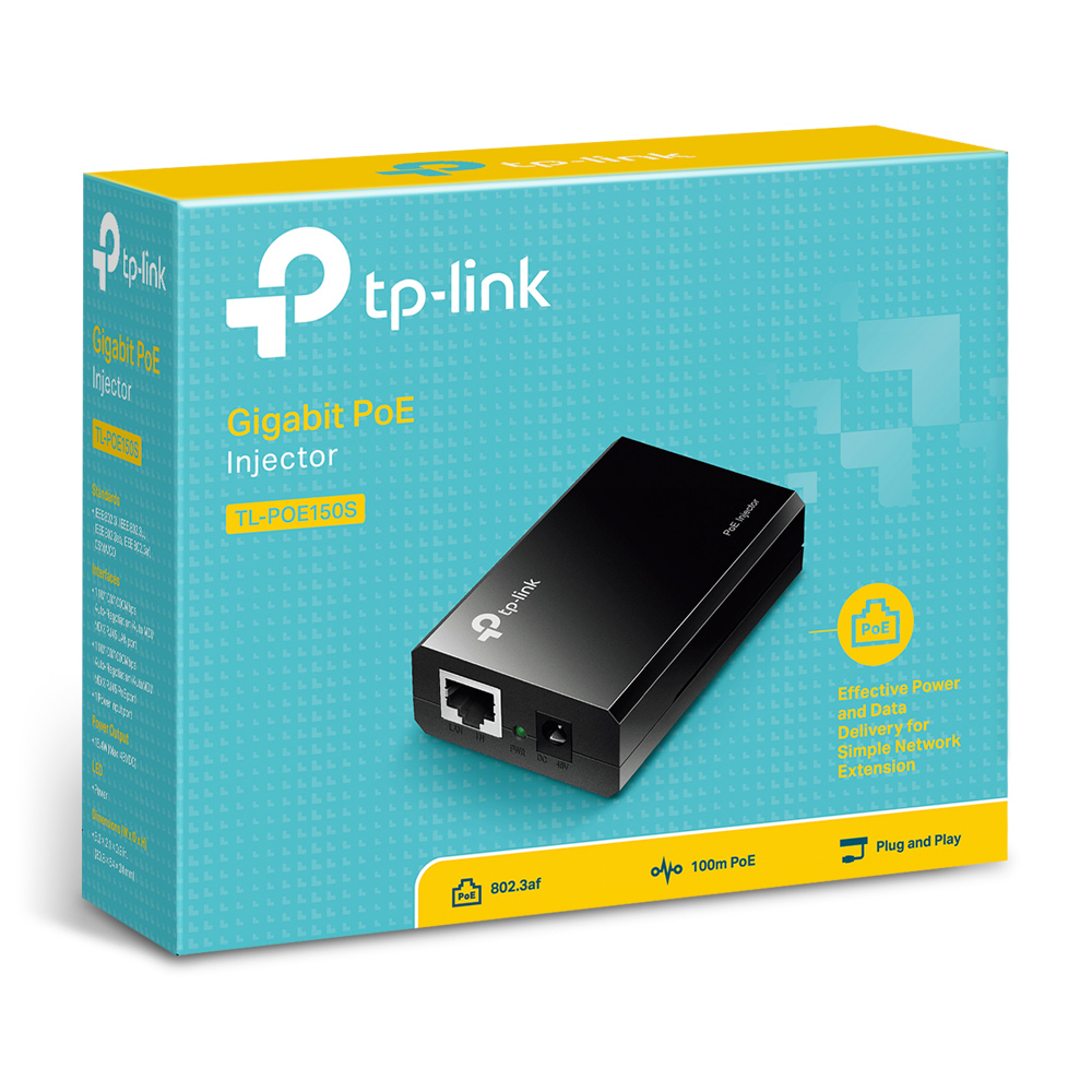 TP-Link TL-POE150S IEEE 802.3af PoE Injector