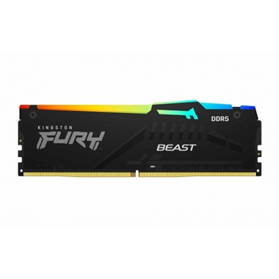 Kingston FURY Beast (KF560C36BBE2A-32) 32GB System Memory, 60000MT/s, DDR5, CL36, DIMM, RGB, Black