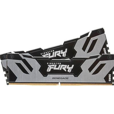 Kingston FURY Renegade KF572C38RSK2-32 32GB (2x 16GB) DIMM System Memory, 7200MHz, DDR5, Silver, Intel XMP